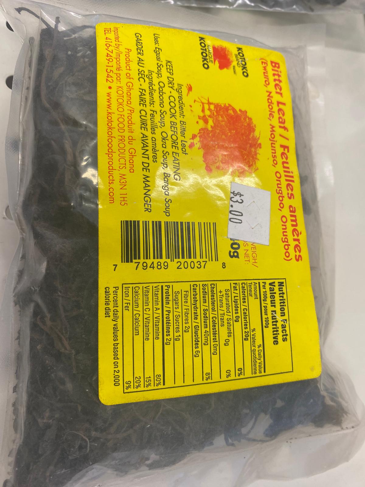 Bitter Leaf(Kotoko Brand) 40g