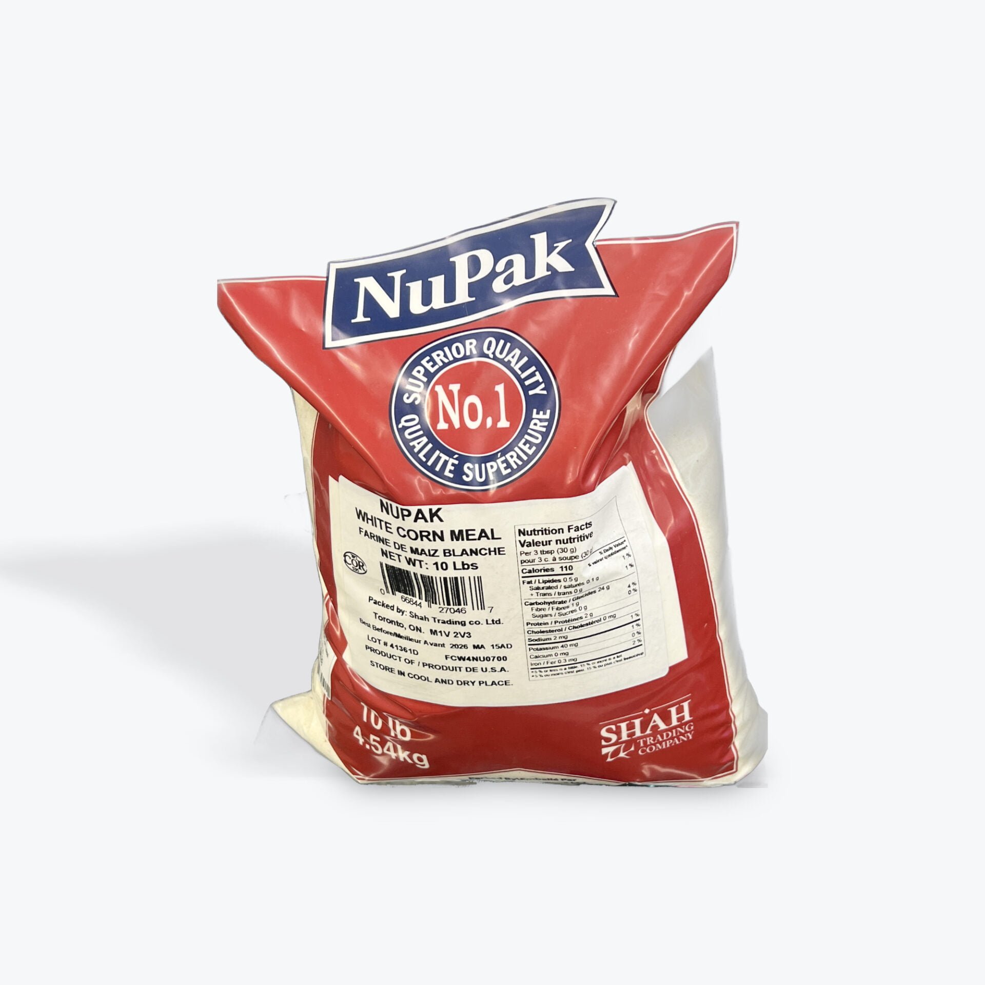 Nupak White Corn Meal