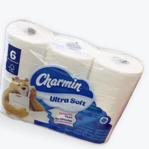 Charmin Ultra Soft 6Rolls/200 2-Ply Sheets Per Roll/ 11.4cm x 10.1cm (4.5 IN/PO X 4 IN/P0)
