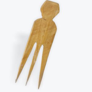 Ilarun/Comb/ African Parting Comb for Braiding Wooden Afro Pick Comb Three Tooth Cornrows Stylist