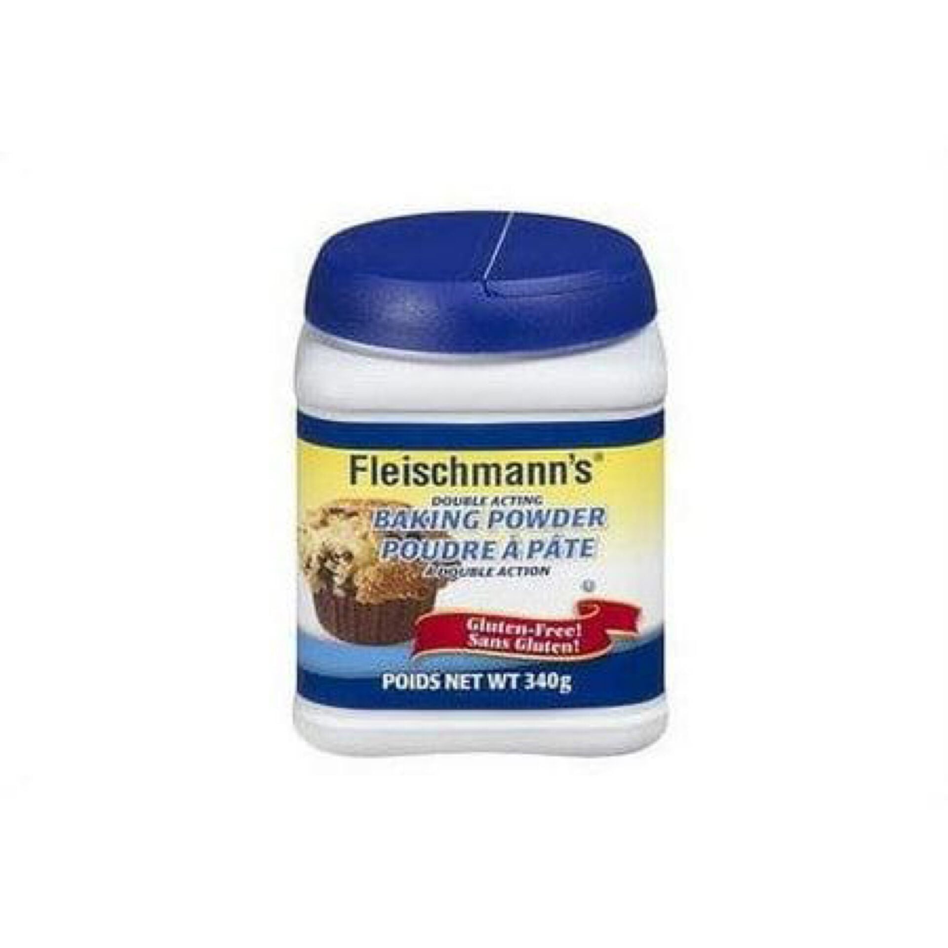 Fleischmann S Double Acting Baking Powder Gluten Free 340g/12oz. {Imported From Canada}